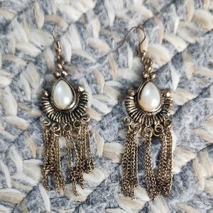 Elegant‎ Gold Dangle Earrings Women's